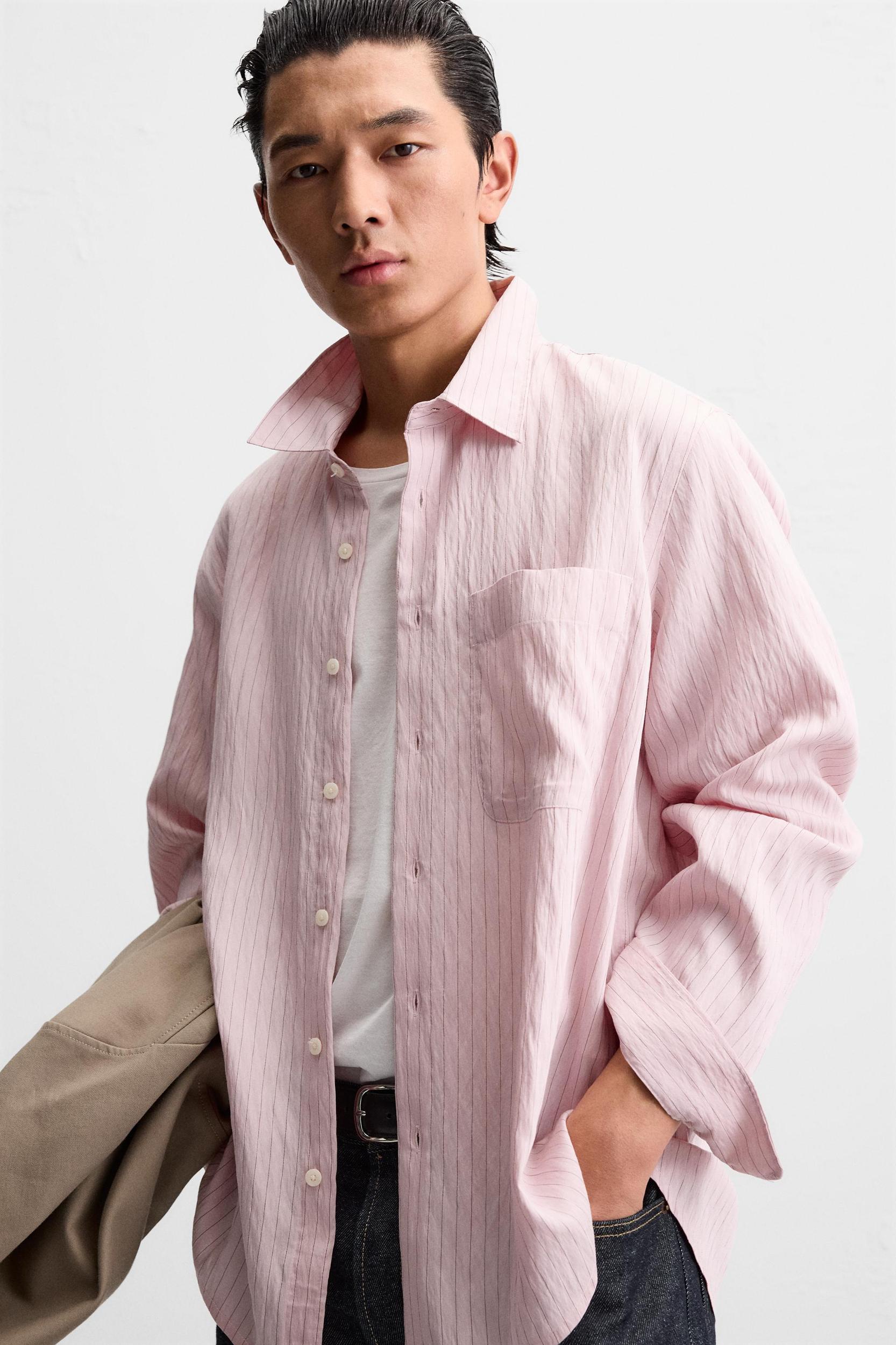 FLOWY STRIPED SHIRT Product Image
