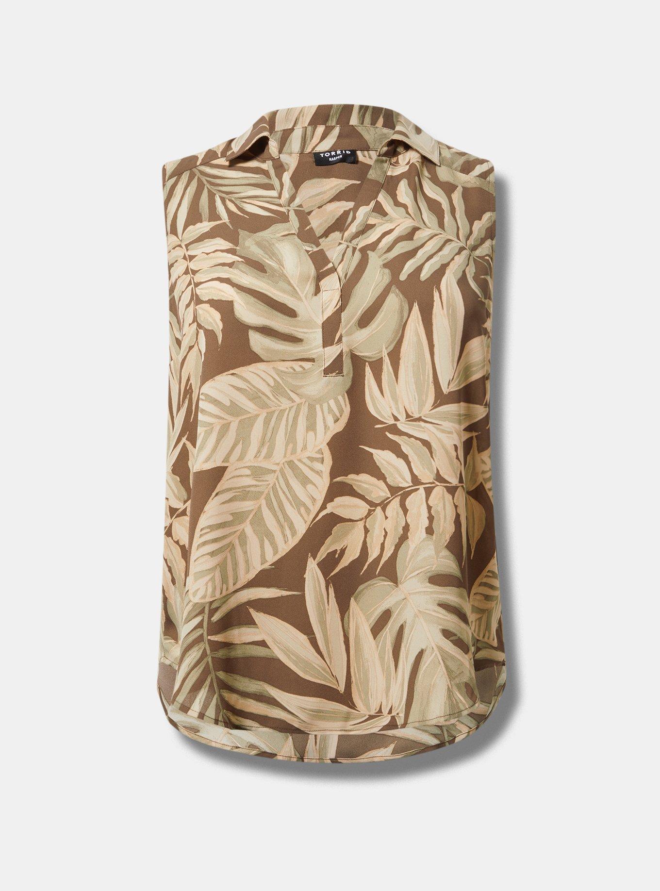 Harper Georgette Pullover Sleeveless Blouse Product Image