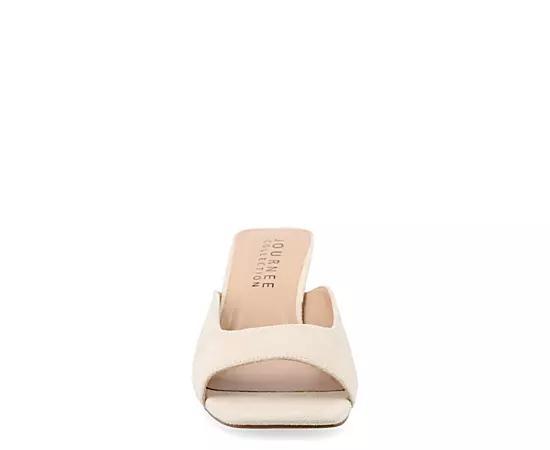 Journee Larna Womens Kitten Sandals Green Product Image
