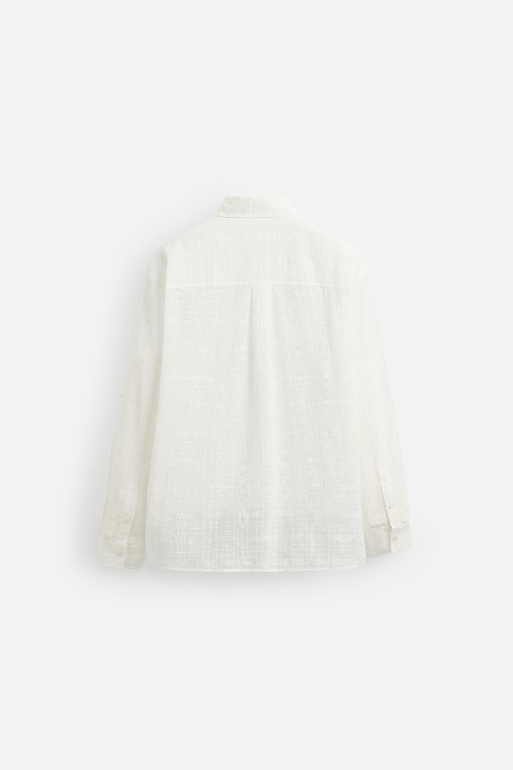 CHECKERED JACQUARD SHIRT Product Image
