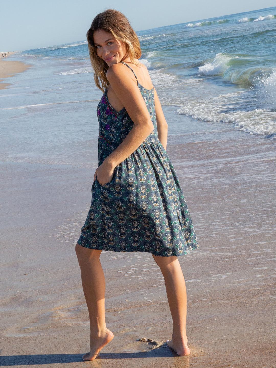 Sara Embroidered Mini Dress Product Image