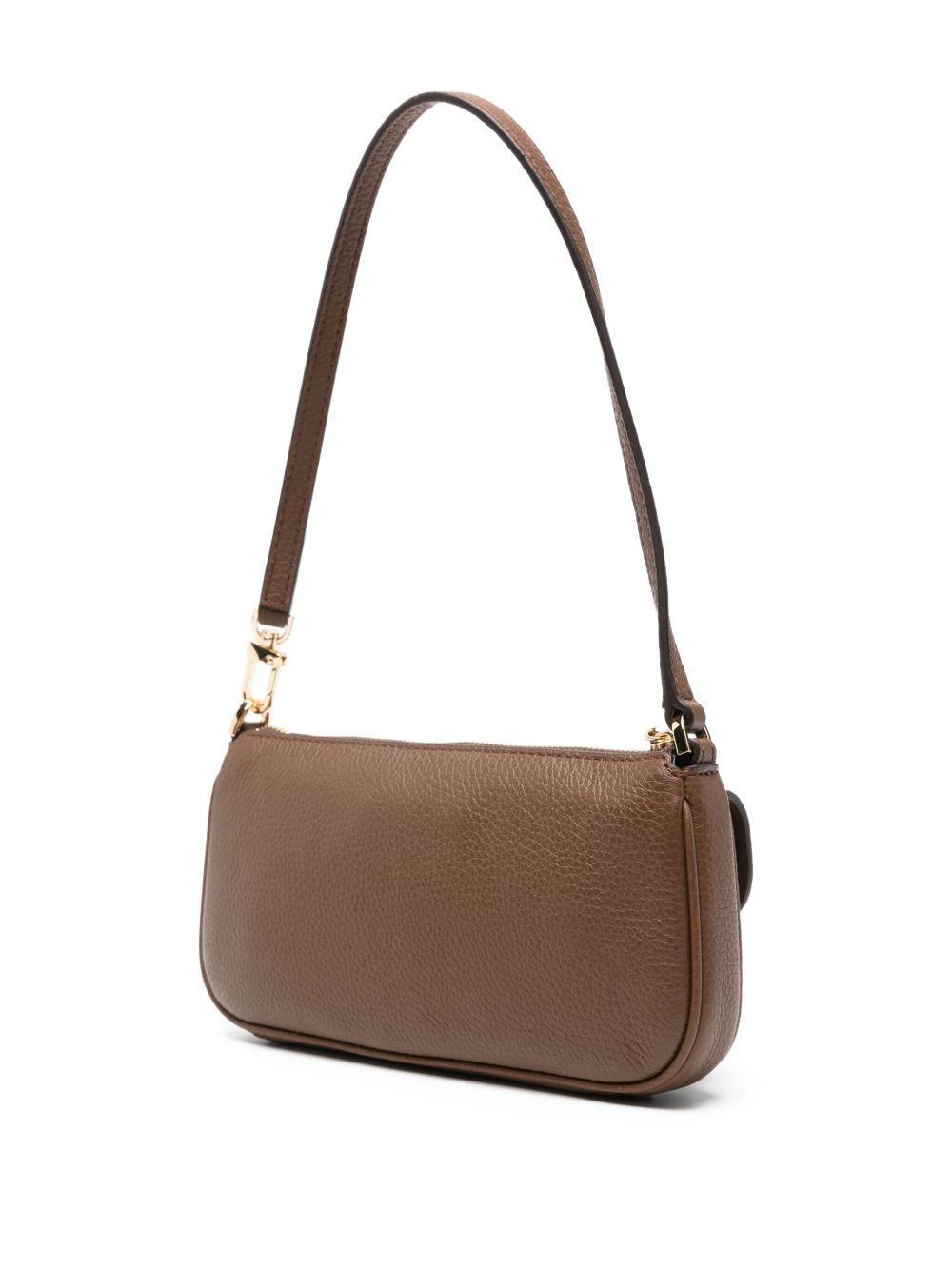Zoe buckle-detail leather shoulder bag Product Image