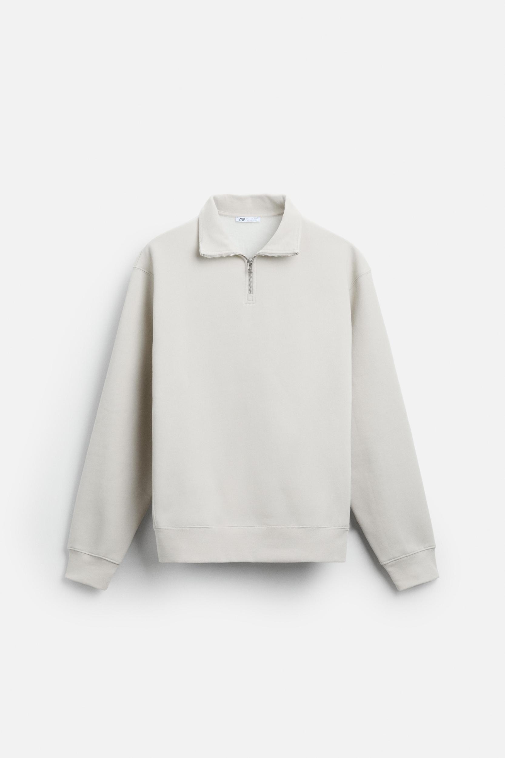 BASIC QUARTER ZIP SWEATSHIRT Product Image