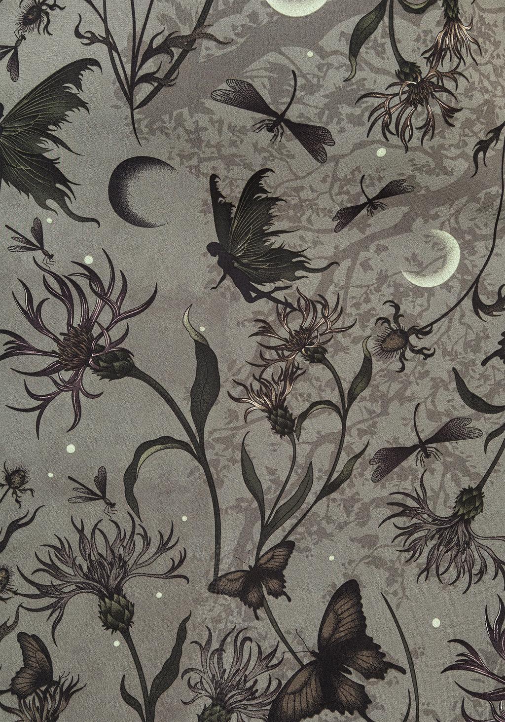 Gloriana Floral Print Chiffon Midaxi Wrap Dress Product Image