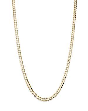 Bloomingdales Fine Collection Mens Comfort Curb Link Chain Necklace in 14K Yellow Gold, 24 Product Image