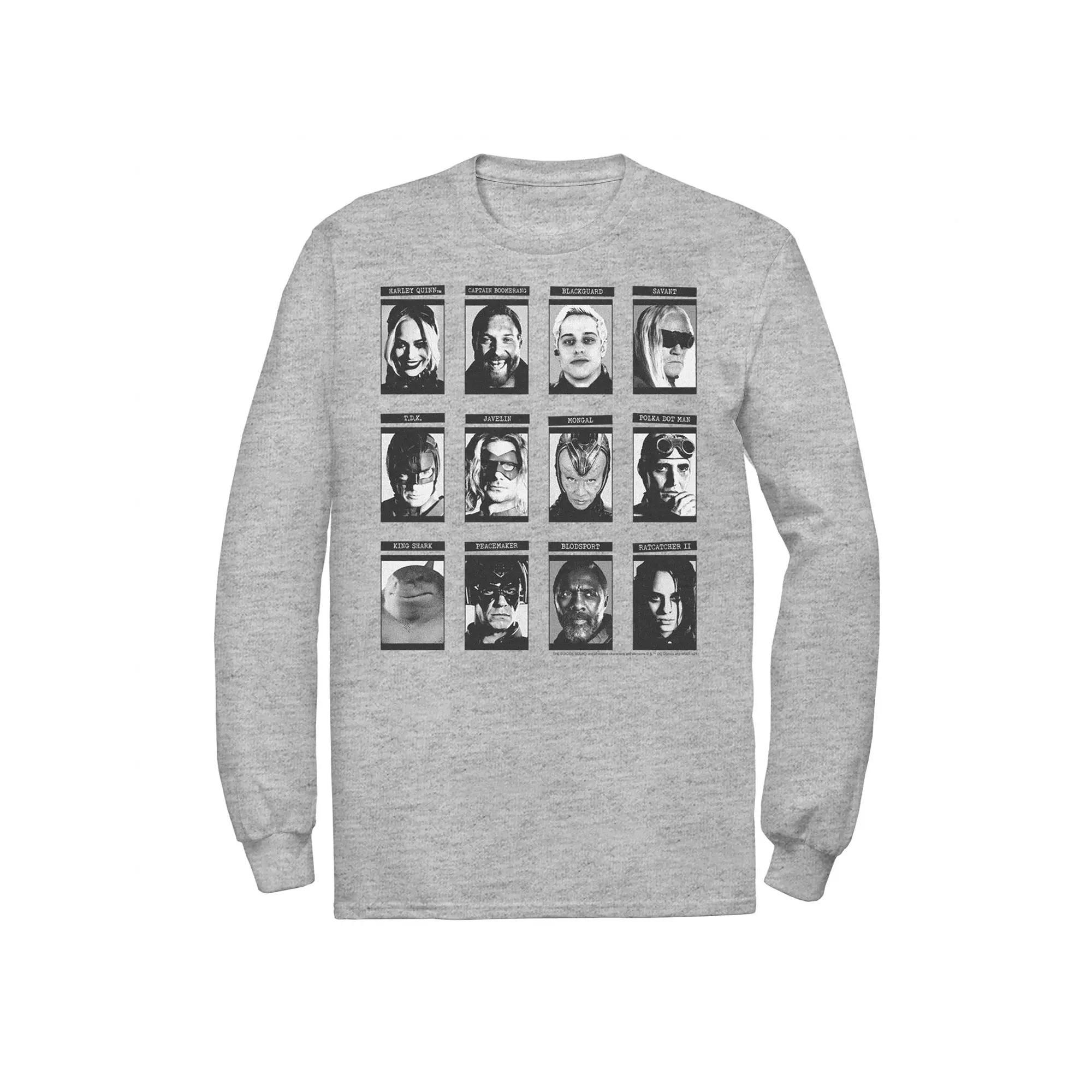 Men's The Suicide Squad Team Board Tee, Size: Small, Athletic Grey Product Image