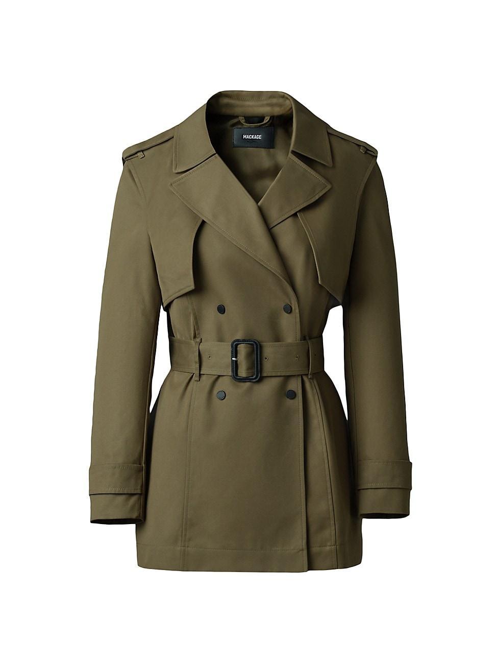 Mackage Adva Mid-Length Belted Trench Coat Product Image