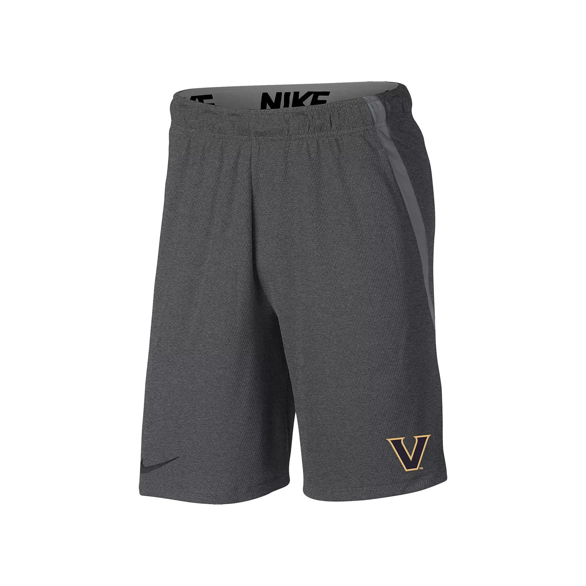 Men's Nike  Heather Gray Vanderbilt Commodores Hype Performance Shorts, Size: Large, Grey Product Image
