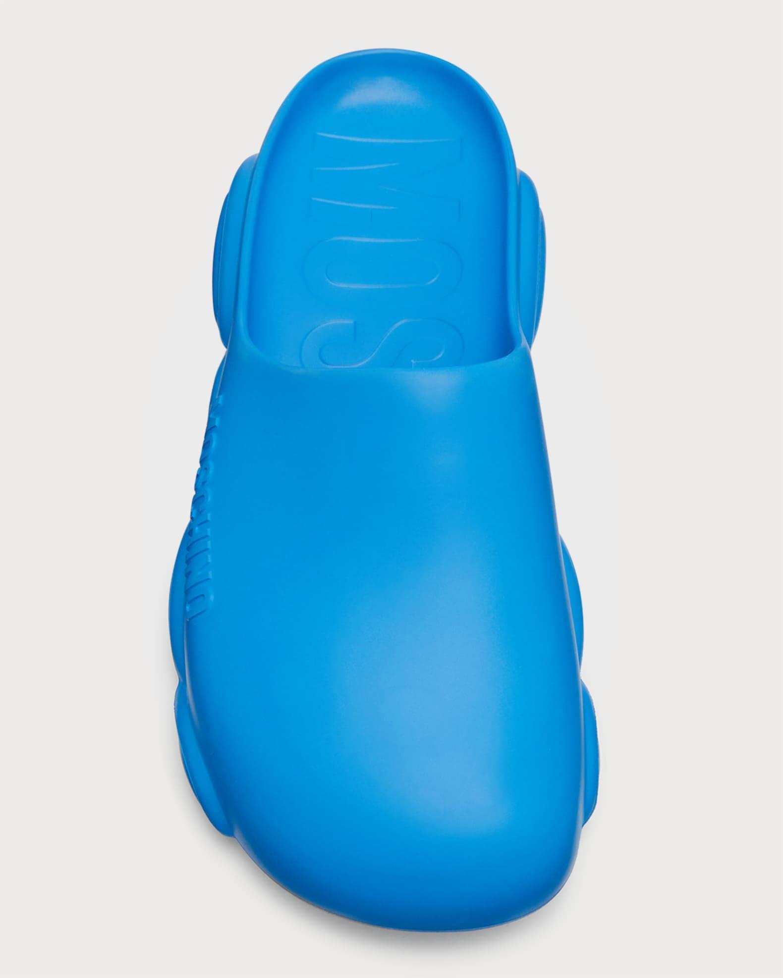 Men's Bubble Teddy Rubber Slides Product Image