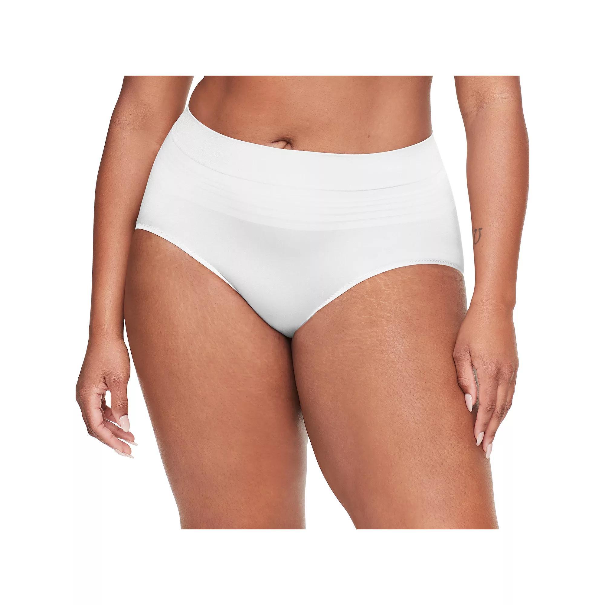 Warners No Pinching, No Problems Dig-Free Comfort Waist with Lace Smooth and Seamless Brief RS1501P, Womens Product Image