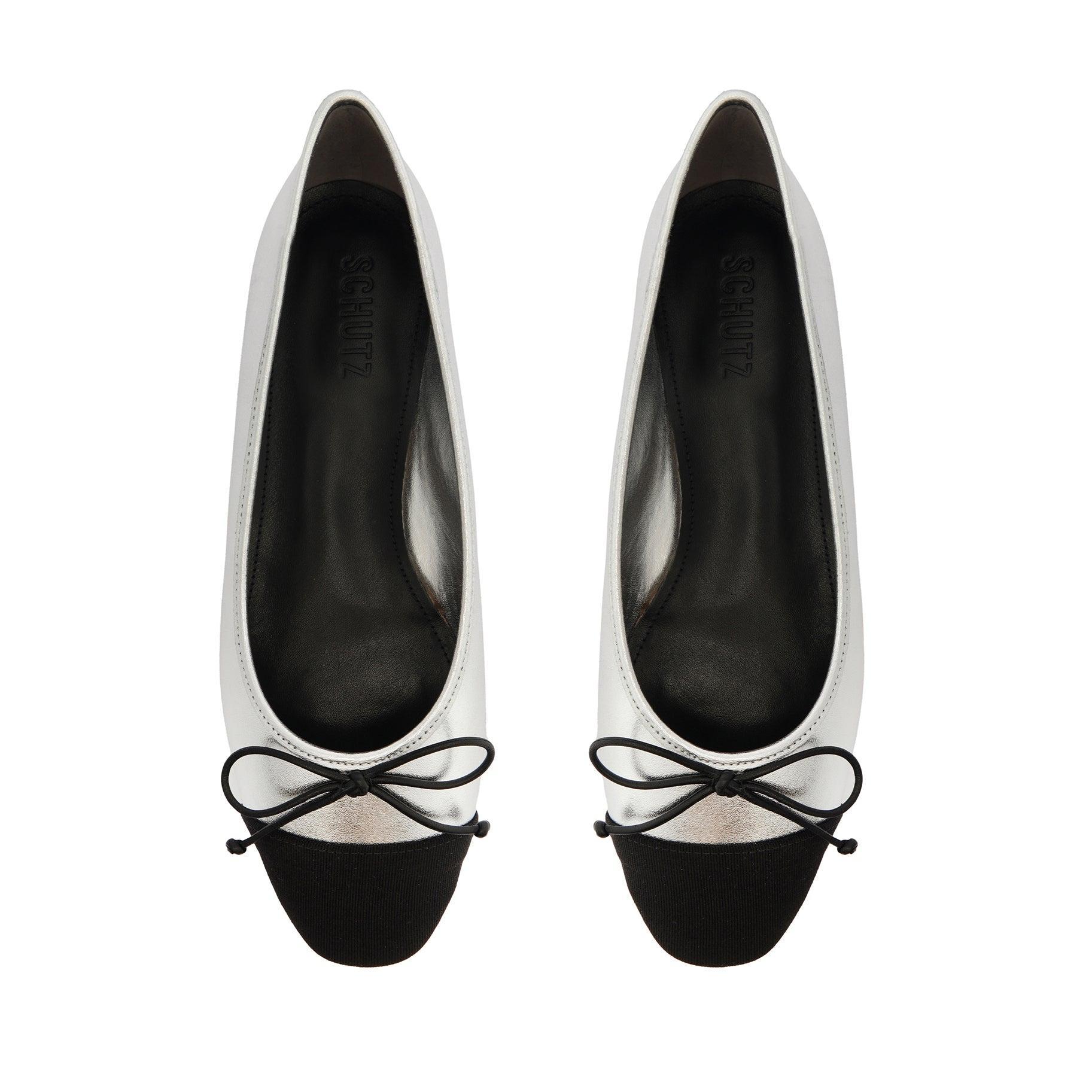 Arissa Metallic Leather Flat Product Image