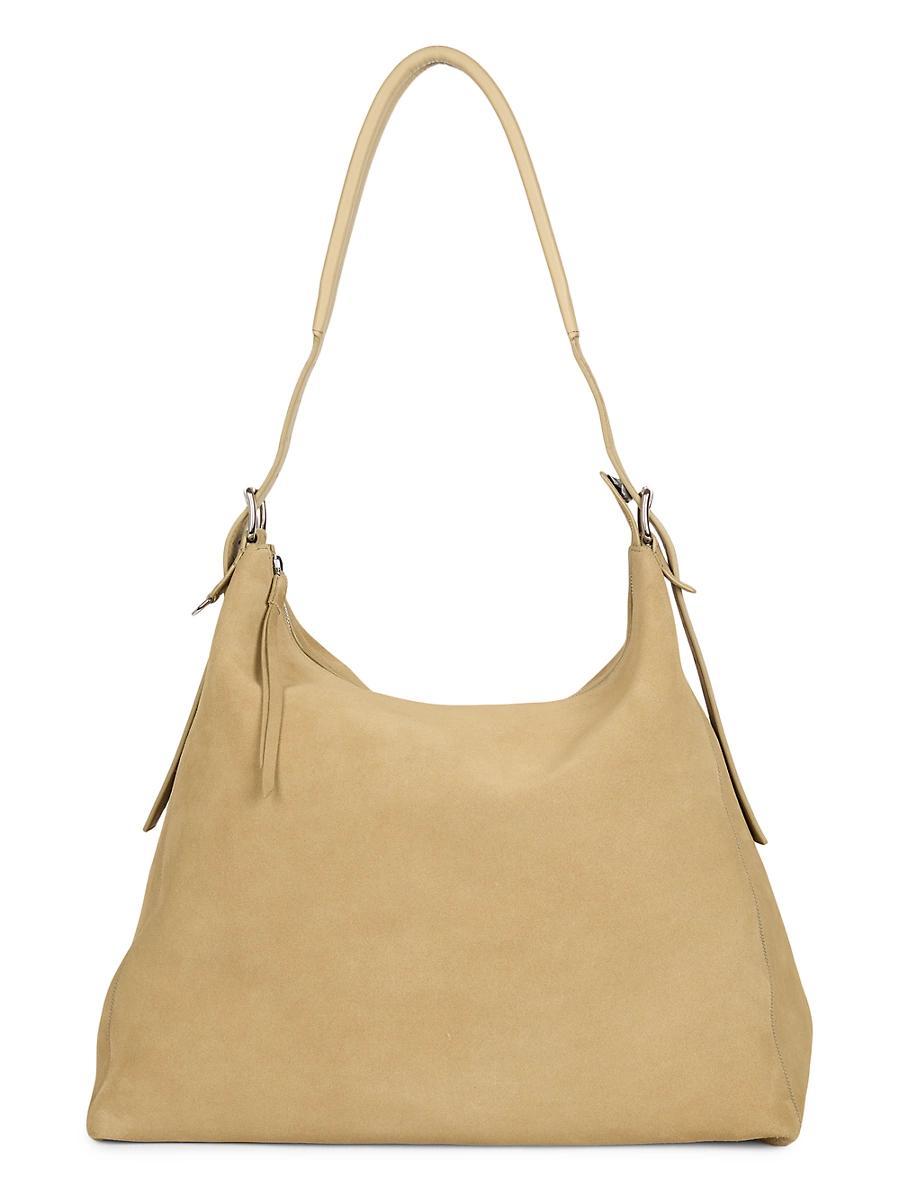 Mens Belted Suede Hobo Bag Product Image