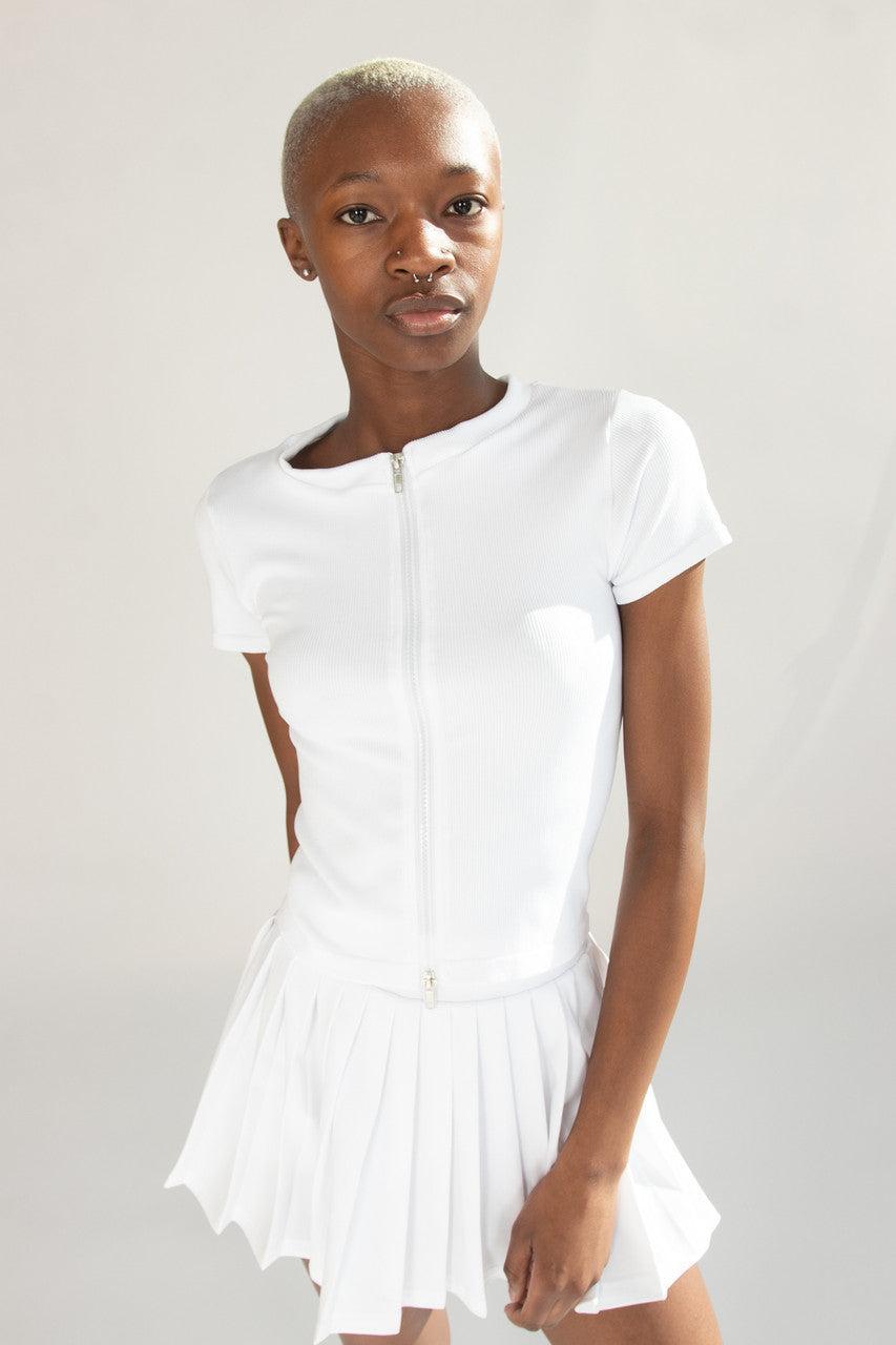 Seamless Zip Up Tee Product Image