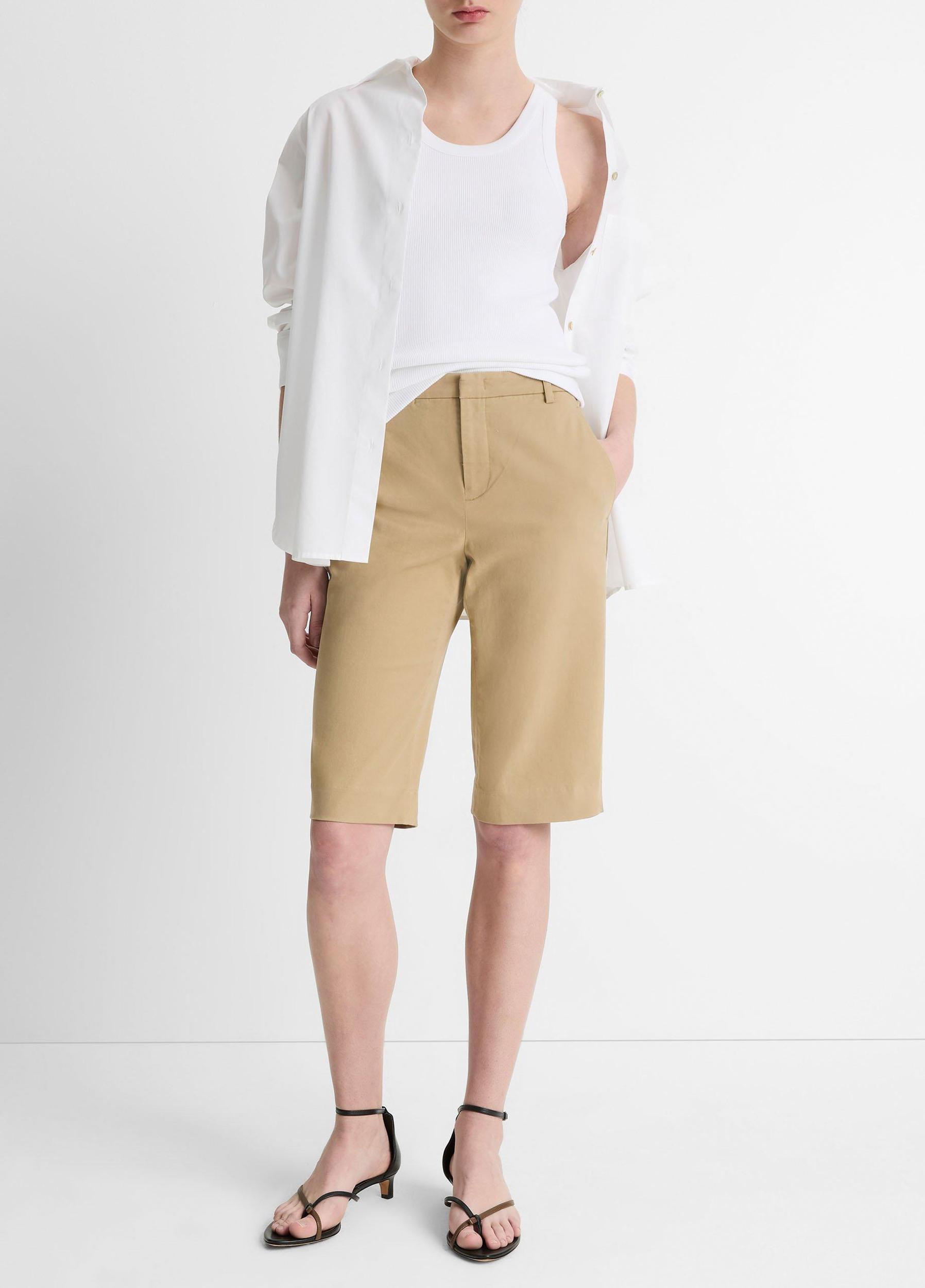 Italian Stretch-Cotton Chino Short Product Image
