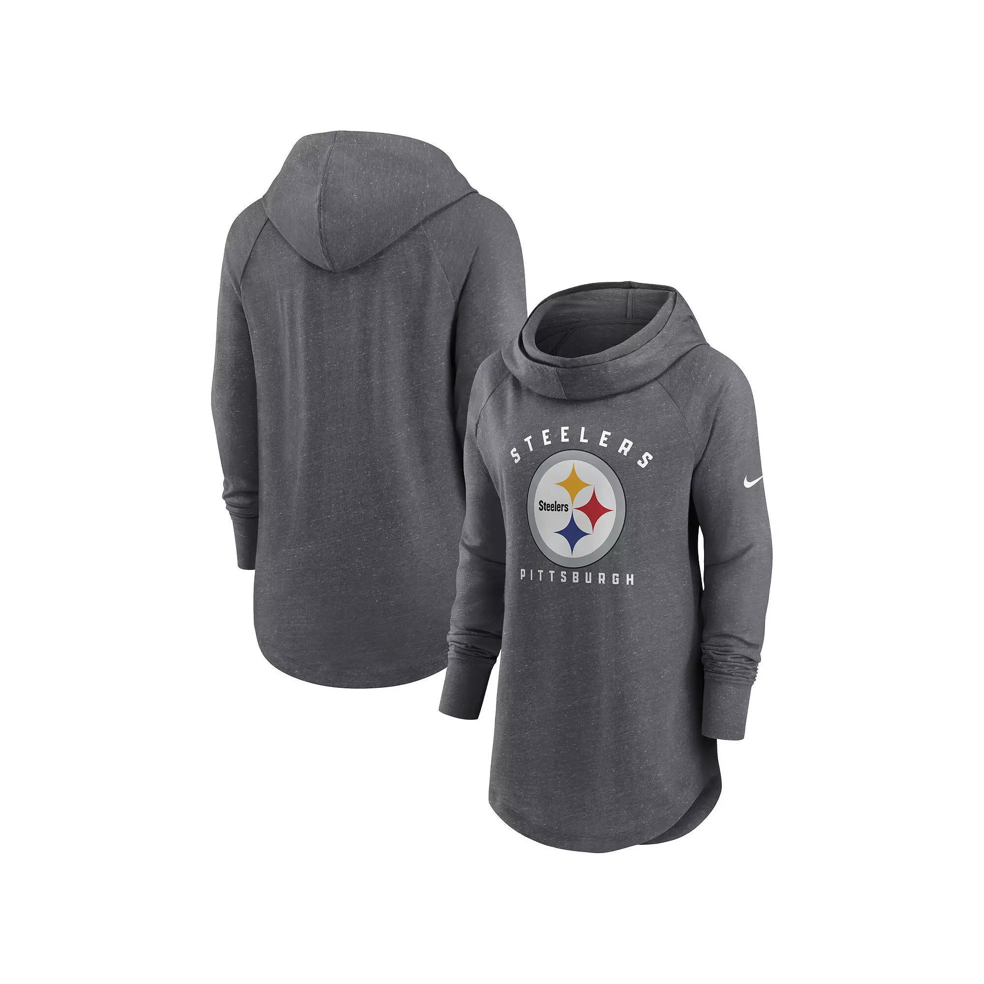 Womens Nike Cleveland s Minimal Statement Lightweight Raglan Funnel Neck Pullover Hoodie Product Image