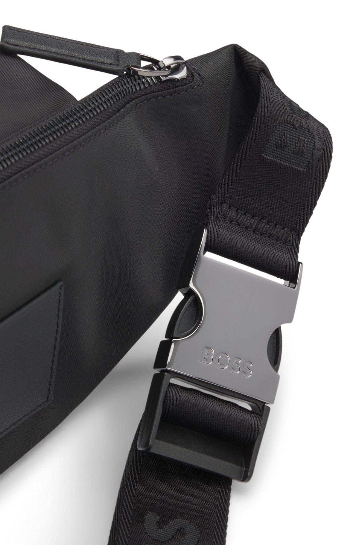 BOSS - Belt bag with Double B monogram - Black Product Image