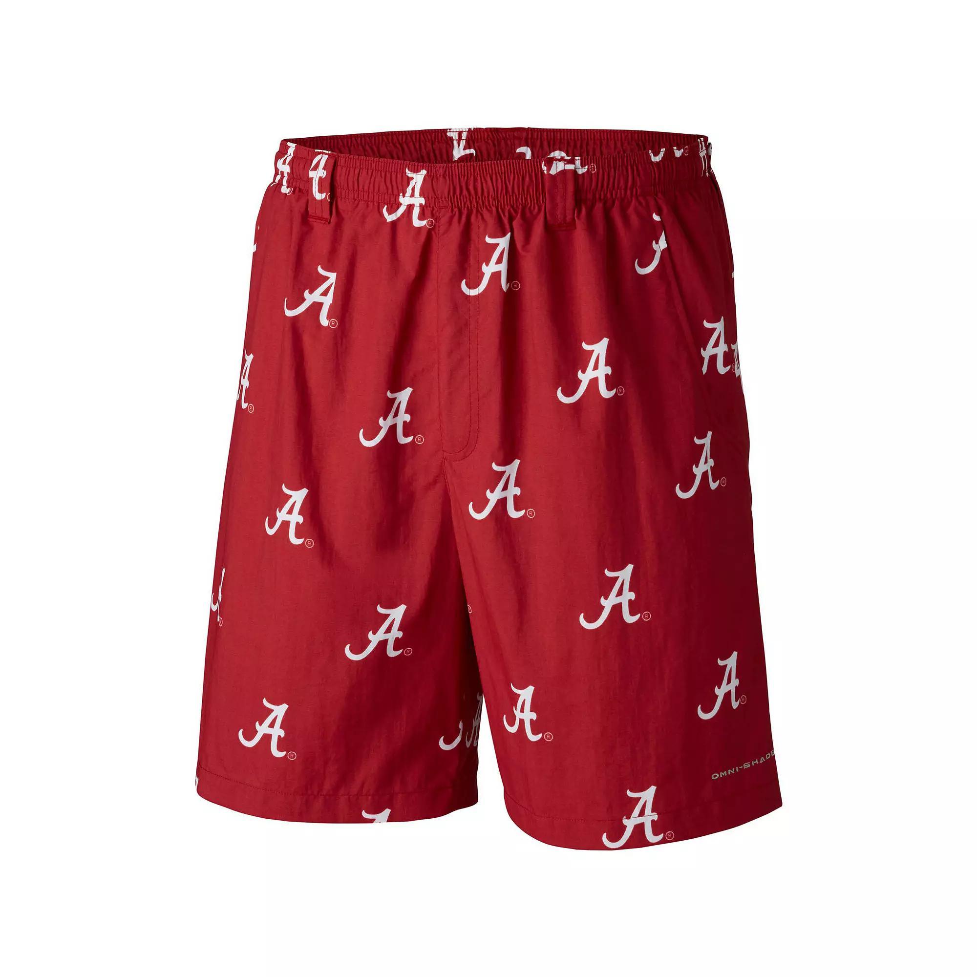 Mens Columbia Crimson Alabama Crimson Tide Big & Tall Backcast Shorts Product Image