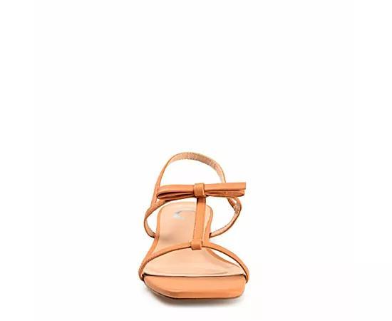Journee Zaidda Women's T-Strap Sandals, Size: 6, Pink Product Image