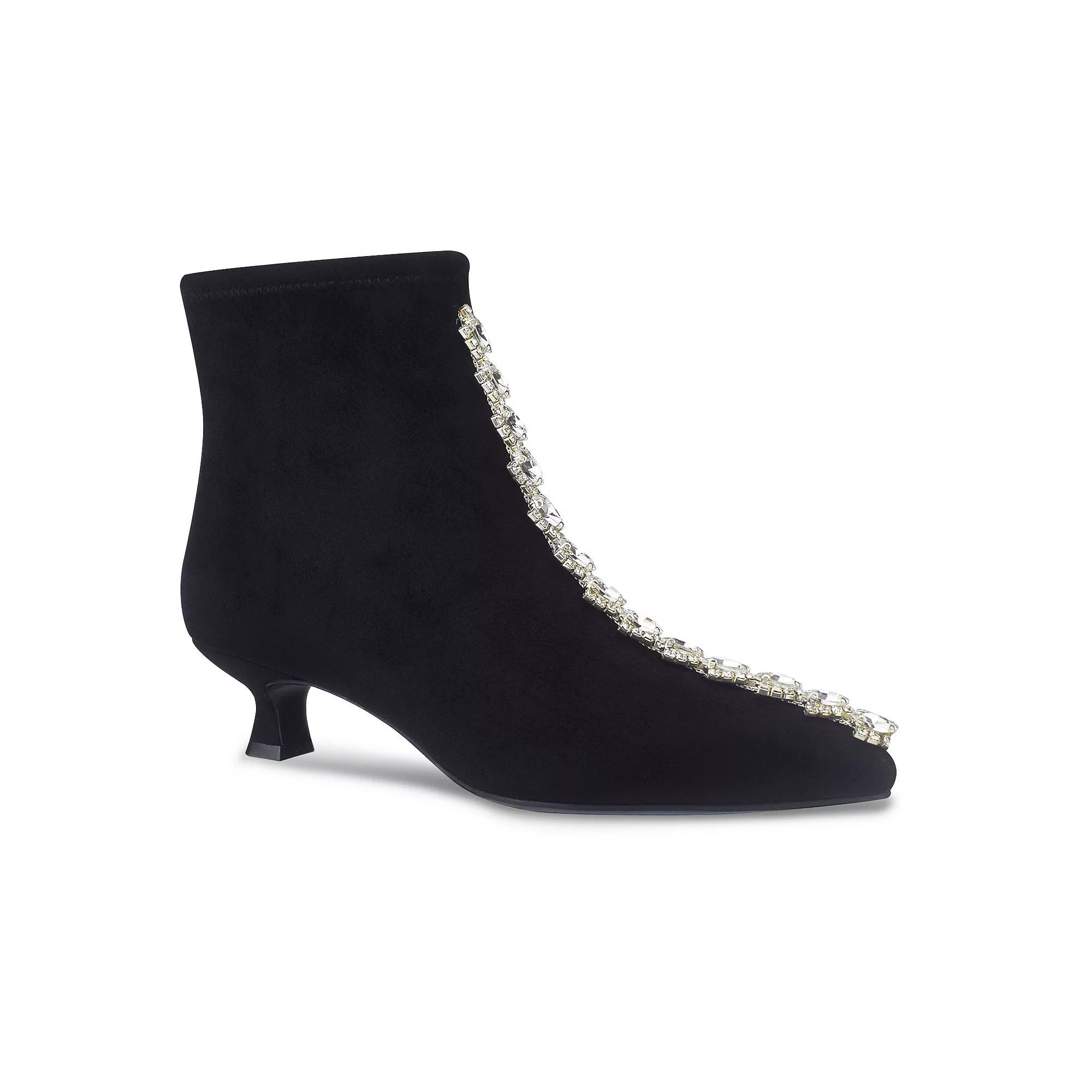 Impo® Garda Memory Foam Women's Bling Stretch Ankle Boots, Size: 7.5, Black Product Image