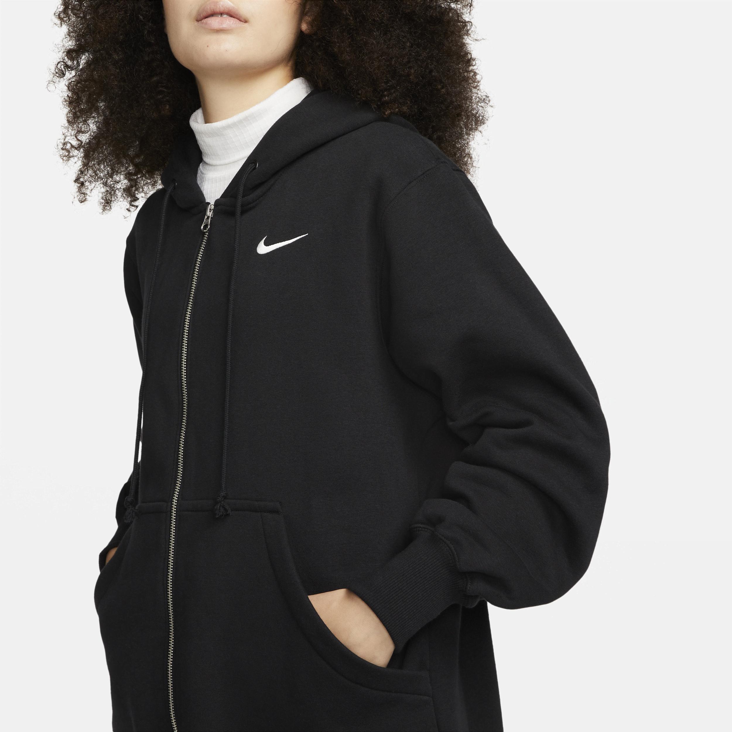 Womens Nike Sportswear Phoenix Fleece Oversized Long Full-Zip Hoodie Product Image