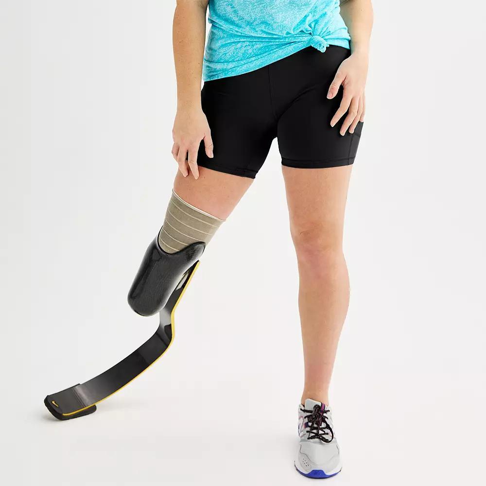 Women's Tek Gear® Adaptive Ultrastretch Bike Shorts, Size: Medium, Mineral Black Product Image