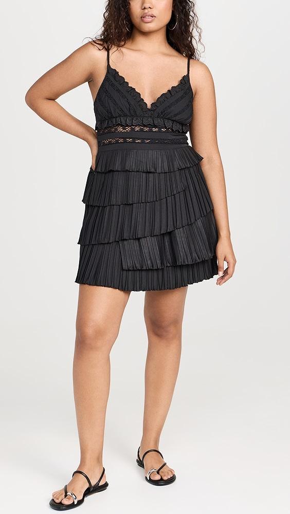 Sea Antonina Solid Cotton Tiered Dress | Shopbop Product Image