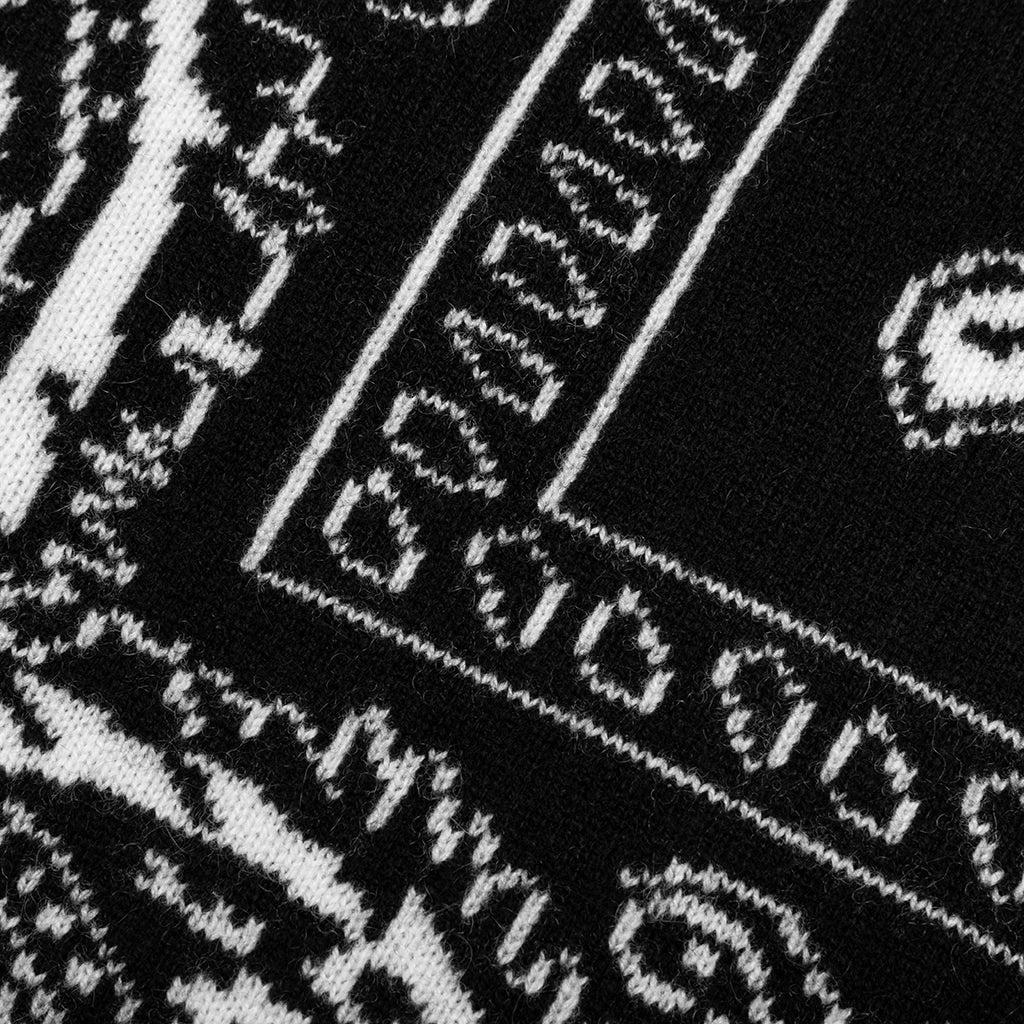 Creed Sweater - Black Paisley Male Product Image