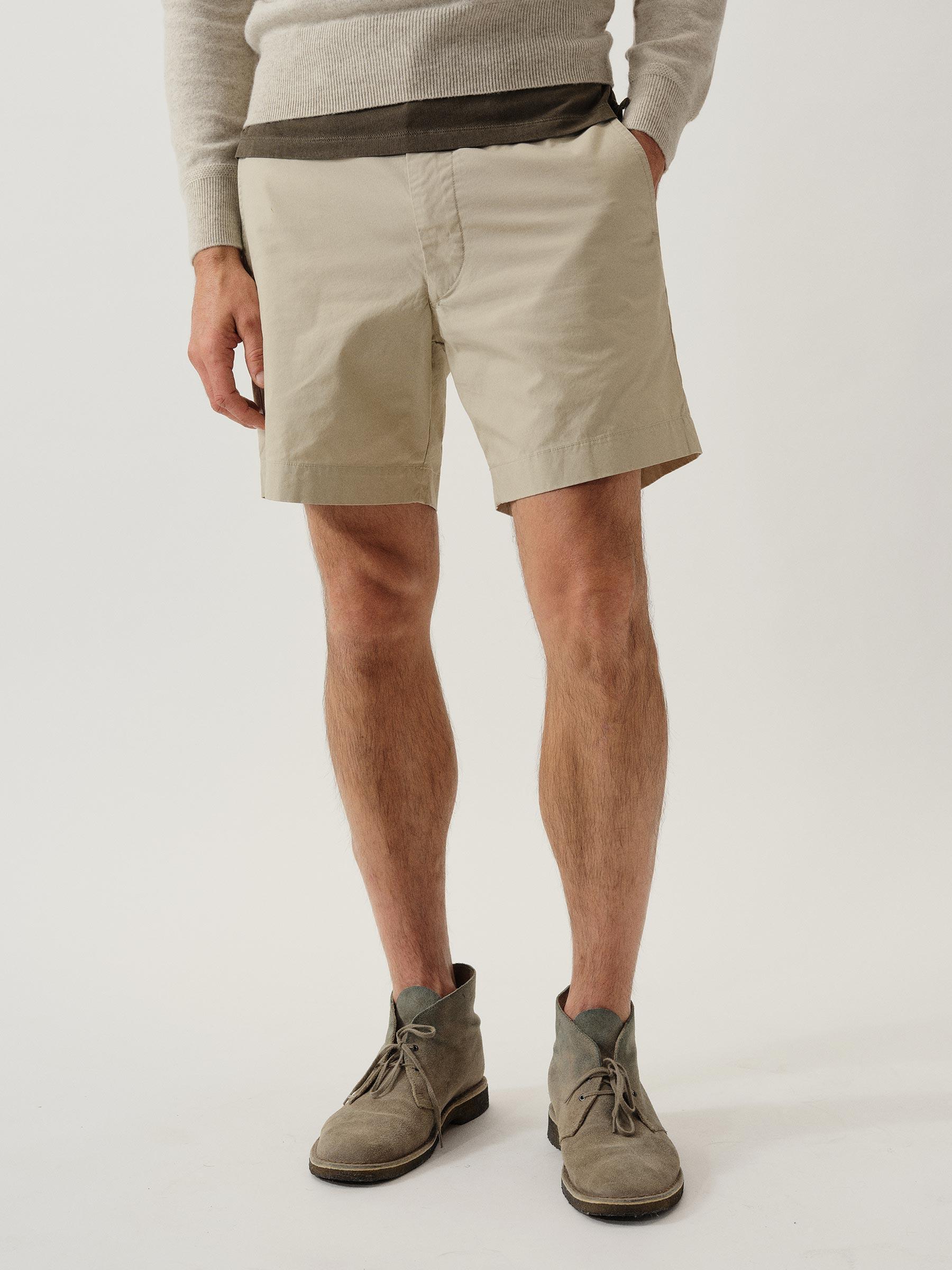 Sand Venice Wash Parachute Poplin Carry-On 6.5" Short - Buck Mason- Modern American Classics Product Image