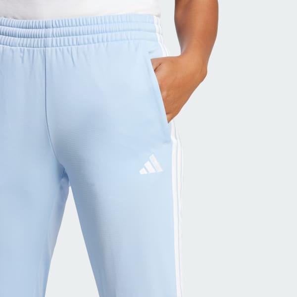 Women's adidas Tricot 3-Stripes Track Pants, Size: Small, Blue White Product Image