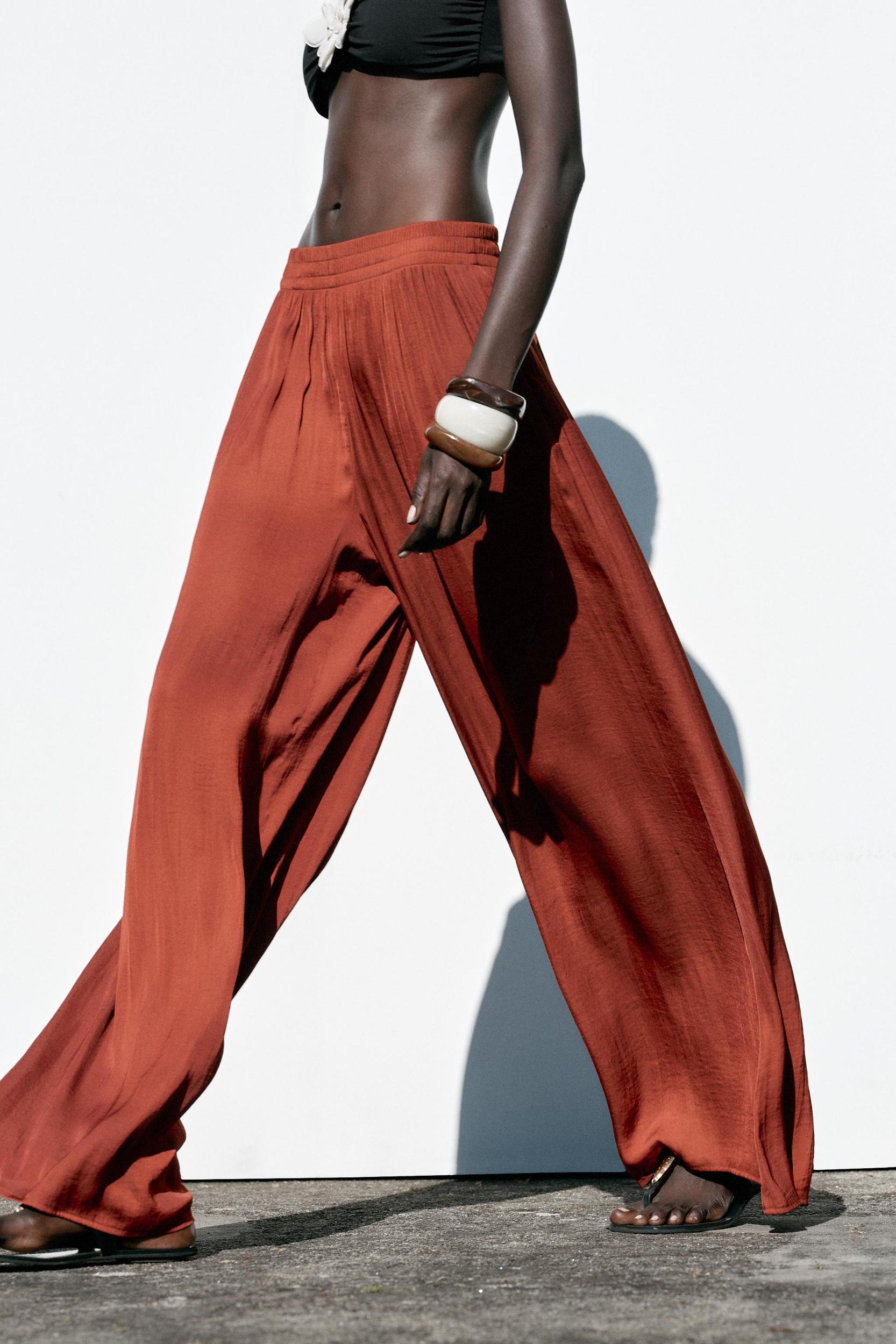 FLOWY WIDE LEG PANTS Product Image