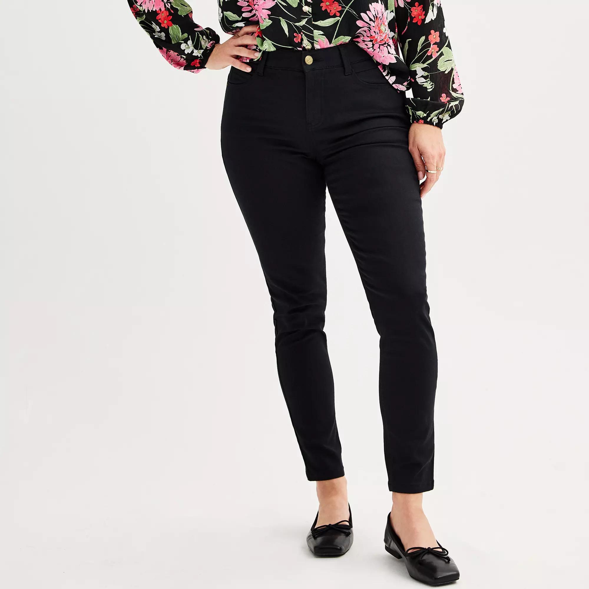 Women's Draper James High-Rise Skinny Jeans, Size: 2, Black Product Image