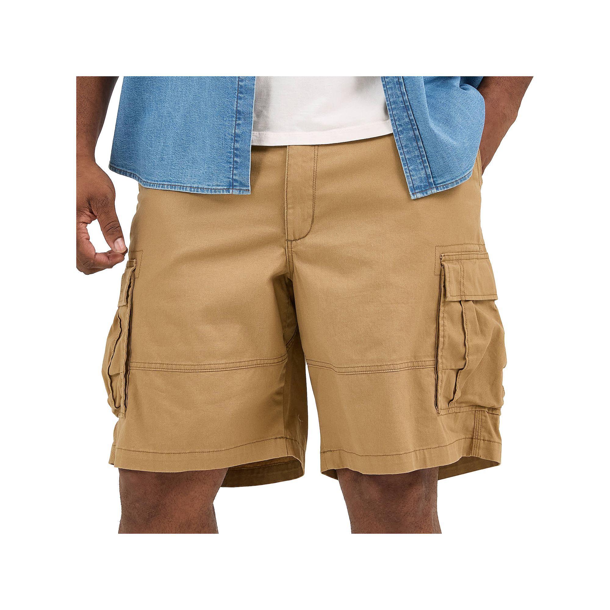 Big & Tall Lee® Extreme Motion Carolina Cargo Shorts, Men's, Size: 52, Bourbon Product Image