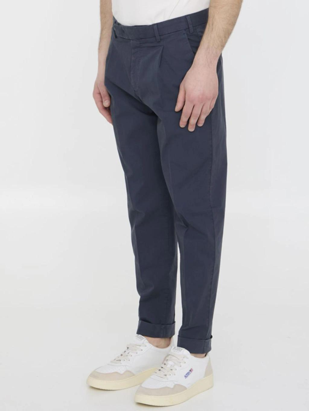 PT TORINO Blue Trousers Product Image