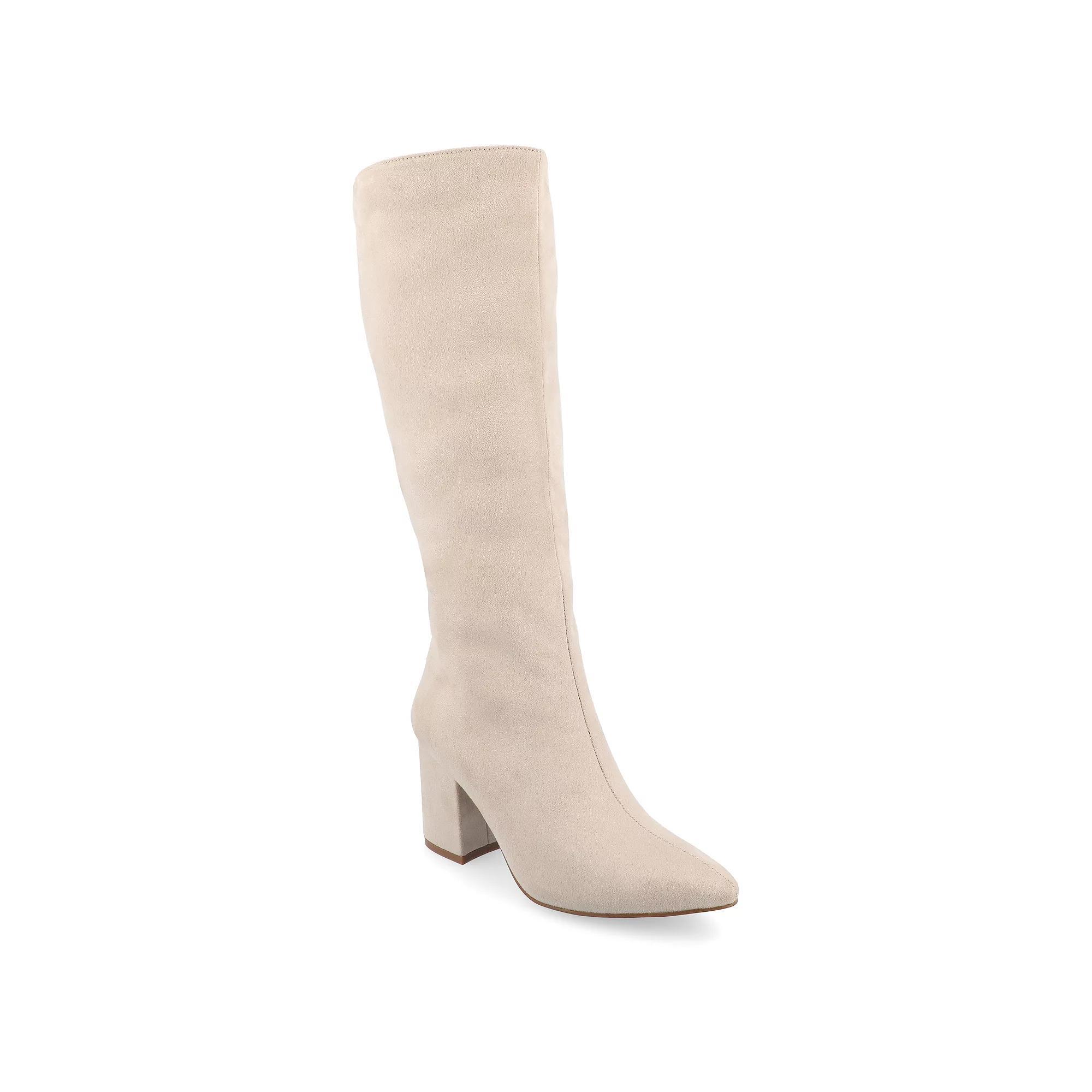 Journee Tru Comfort Foam™ Women's Ameylia Knee High Boots, Size: 12 W Wc, Ivory Product Image