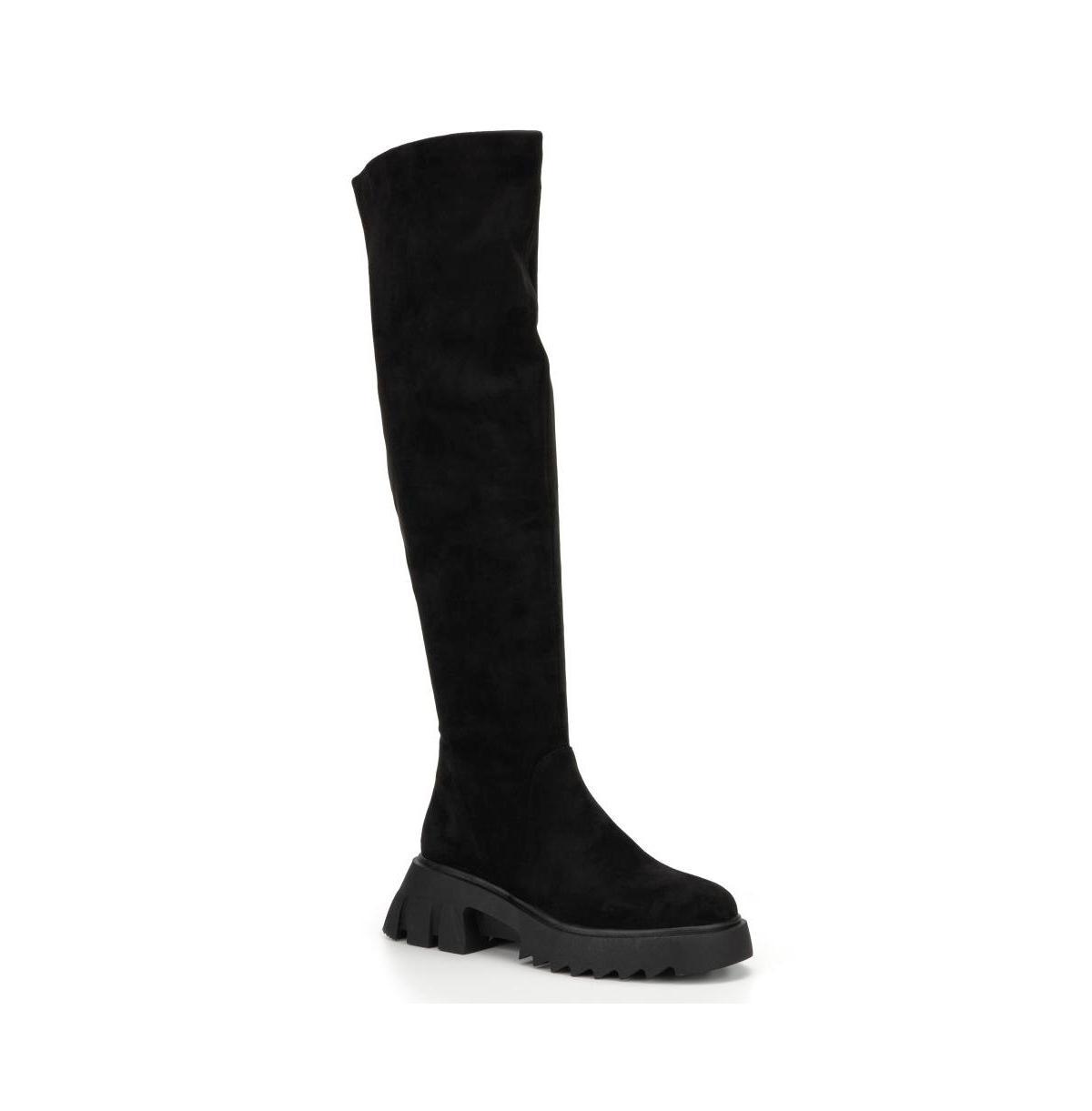 Torgeis Alfie Women's Knee-High Boots, Size: 8, Black Product Image