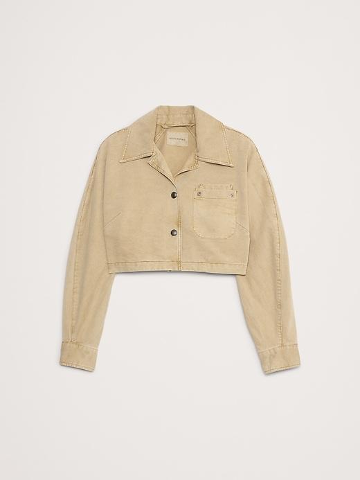 Ultra-Cropped Cotton Jacket Product Image