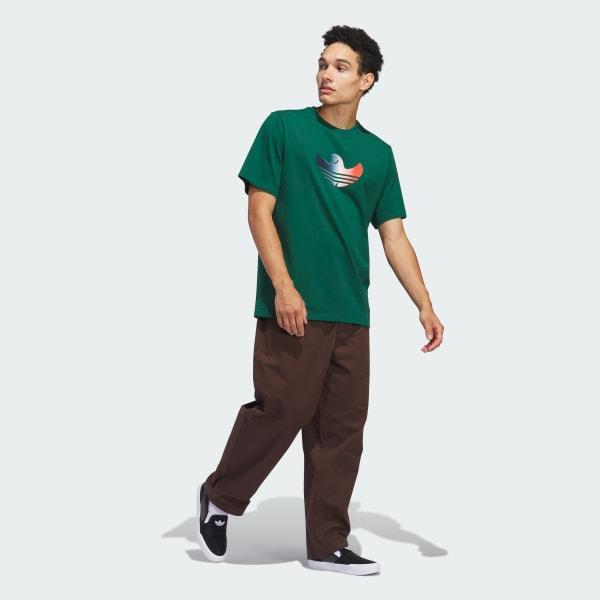 adidas Shmoofoil Fill Tee (Gender Neutral) Dark Green XS Unisex Product Image