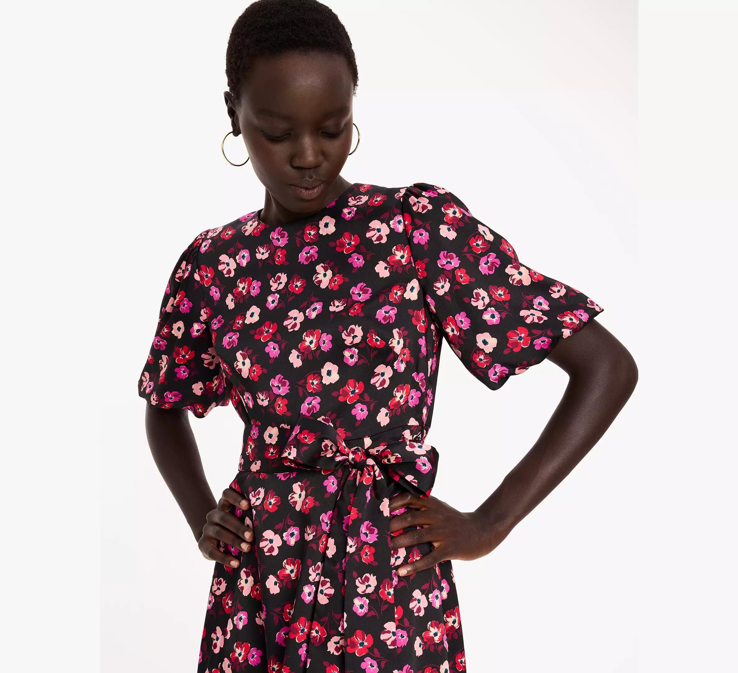 Autumn Paisley Twill Dress Product Image