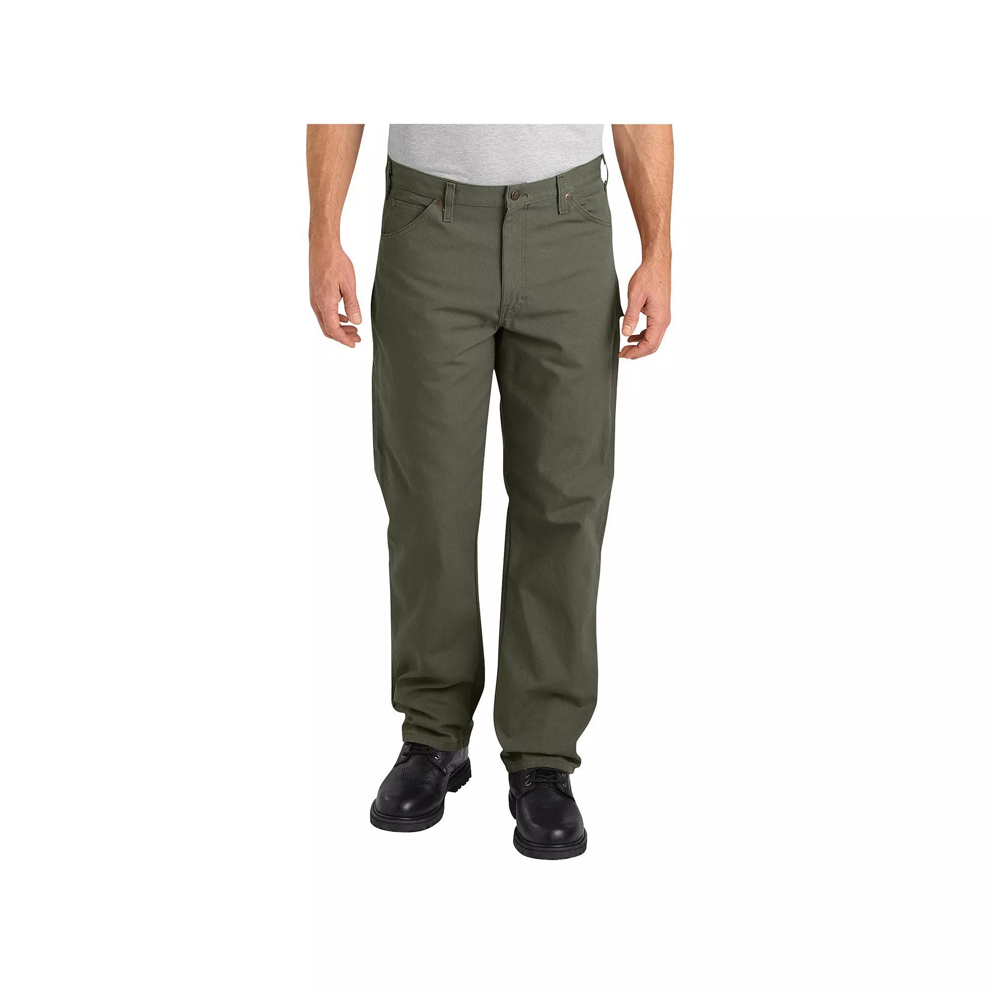 Men's Dickies Relaxed Fit Duck Jeans, Size: 30X30, Rinsed Green Product Image