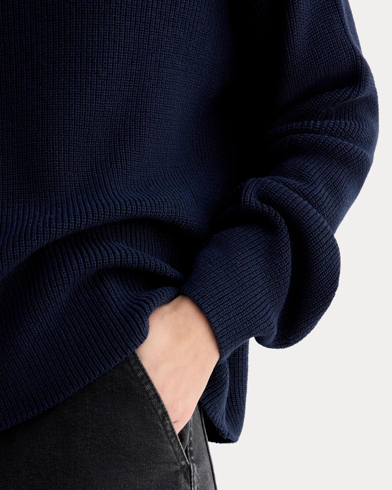 The Slouchy Funnel Neck in Everyday Cotton Product Image