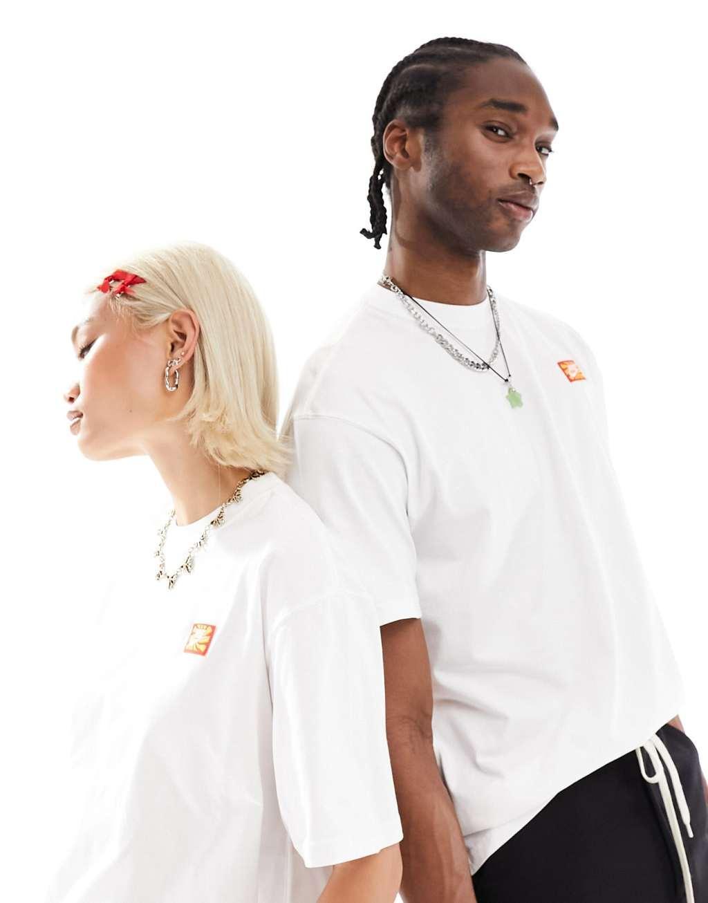 Nike festival backprint t-shirt in white Product Image