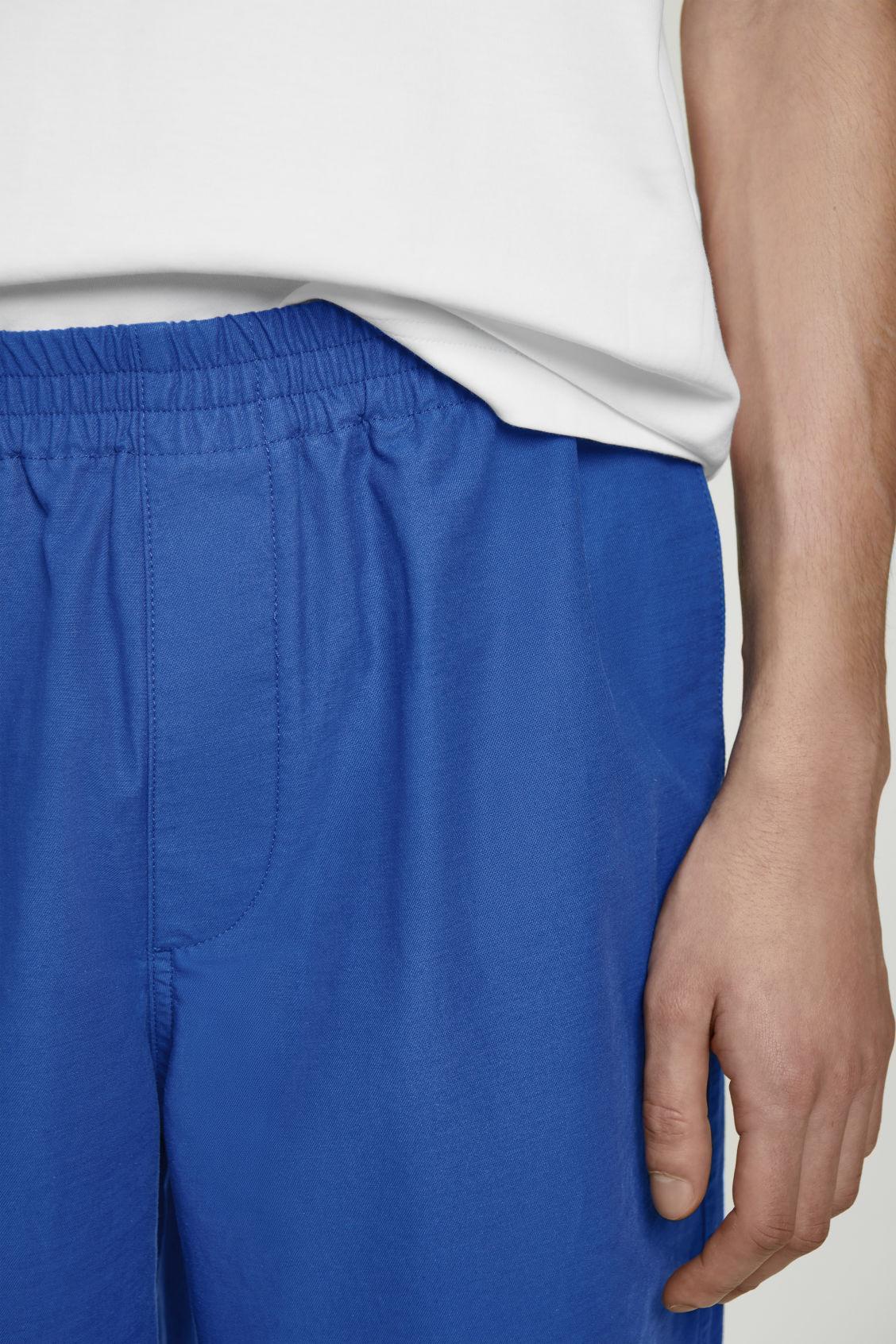 ELASTICATED COTTON SHORTS Product Image