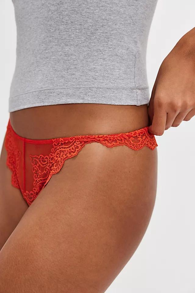 So Fine Lace Thong Product Image