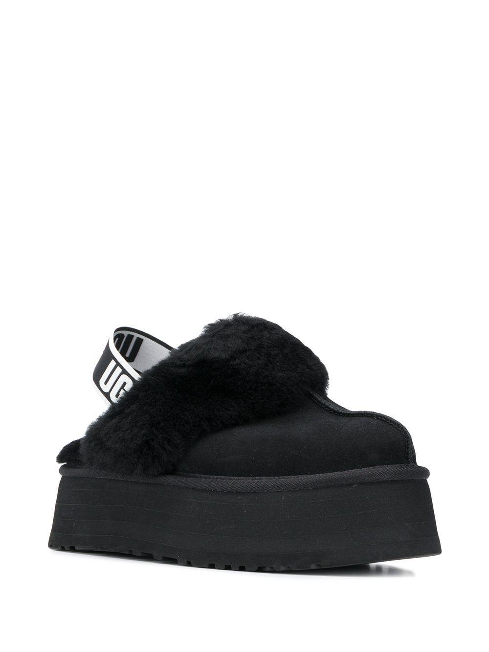 faux fur slingback mules Product Image