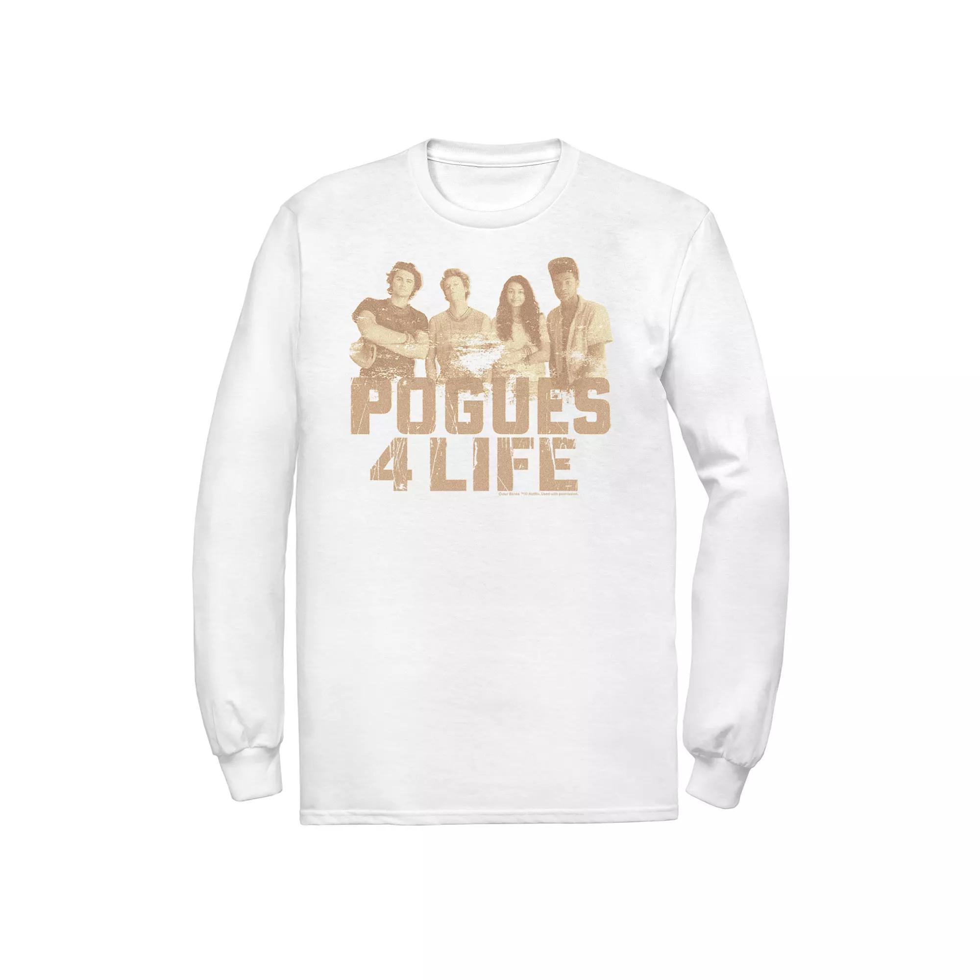 Men's Outer Banks Pogues 4 Life Portrait Tee, Boy's, Size: Medium, White Product Image