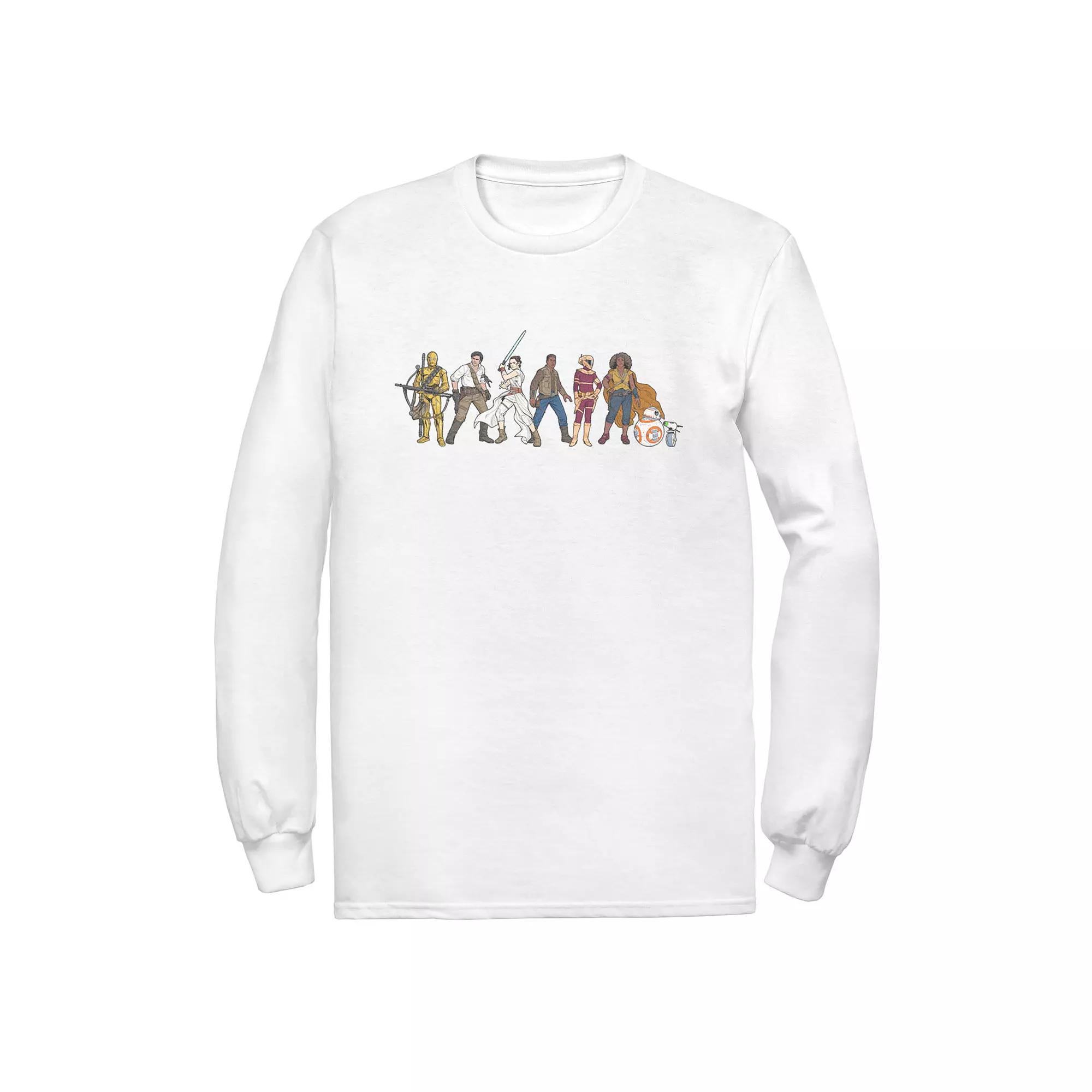 Men's Star Wars The Rise of Skywalker Rebel Line Tee, Size: XXL, White Product Image