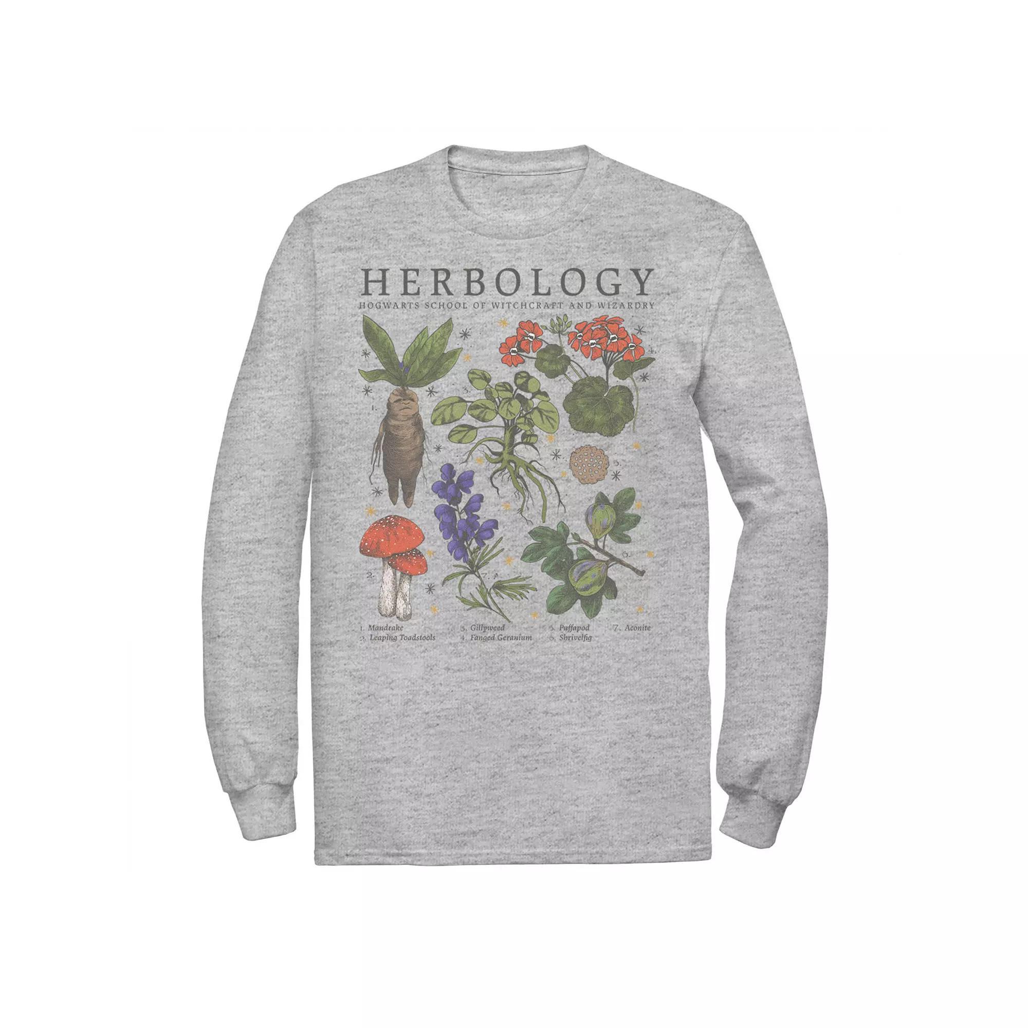 Men's Deathly Hollows 2 Herbology Lineup Tee, Size: 3XL, Athletic Grey Product Image