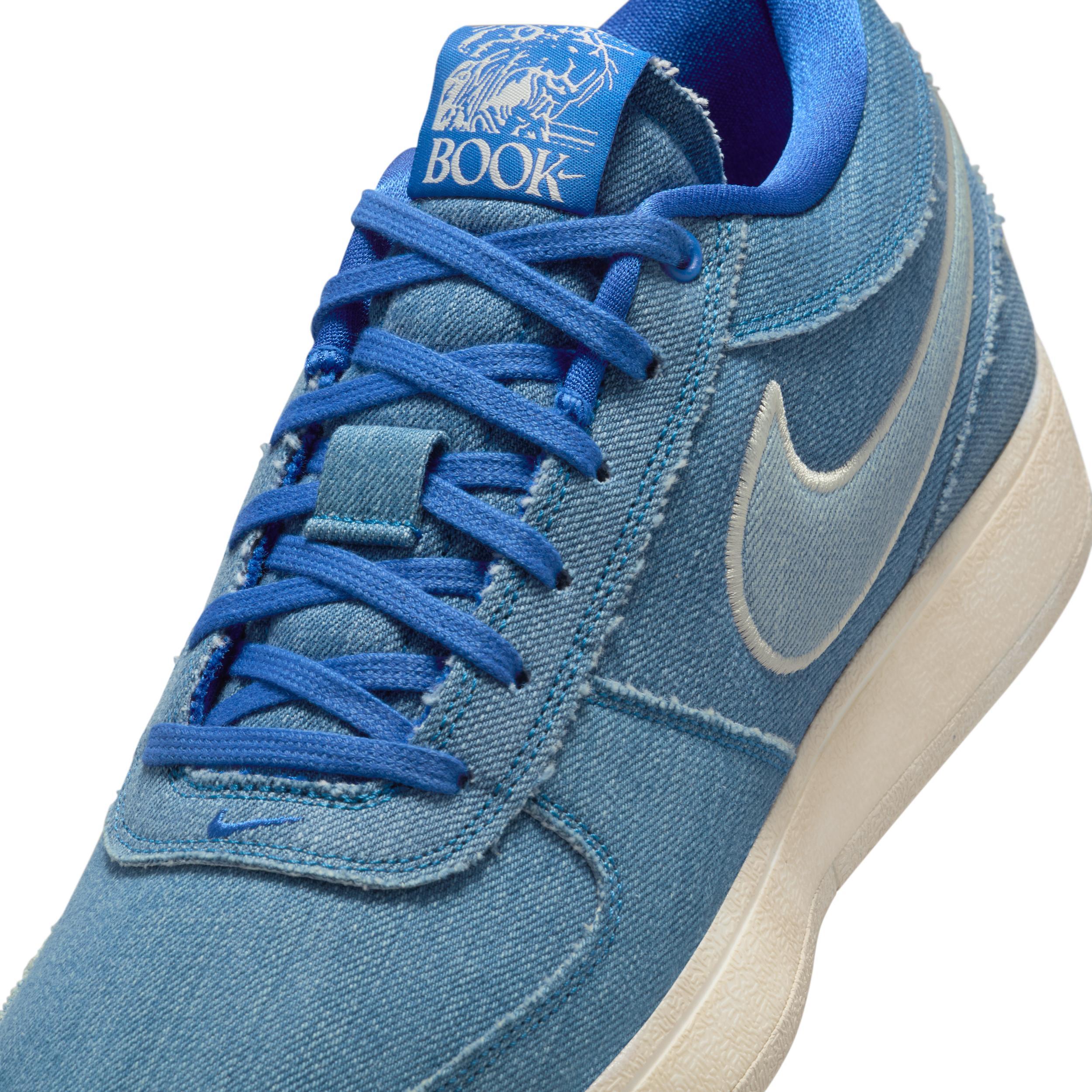 Nike Mens Book 1 Basketball Shoes in Sail/Game Royal Product Image