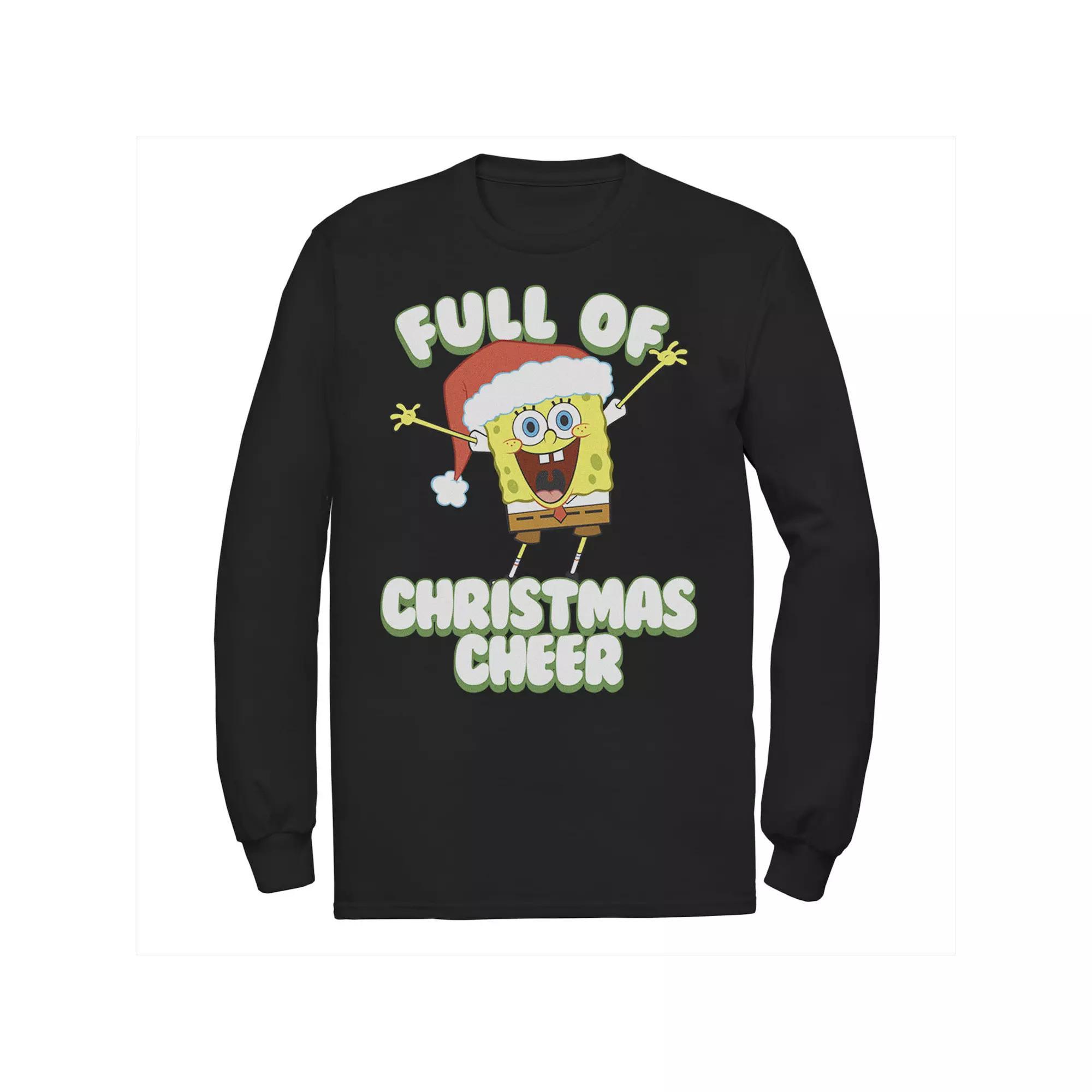 Men's SpongeBob SquarePants Full of Cheer Tee, Size: 3XL, Blue Product Image