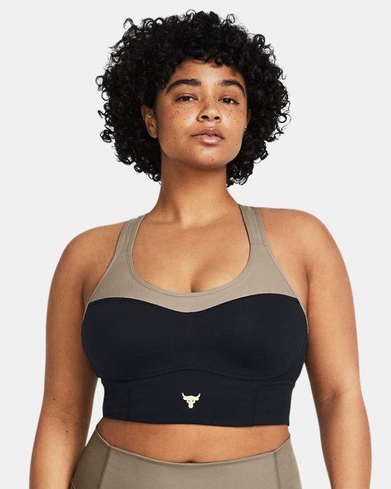 Women's Project Rock Infinity Mid Longline Lets Go Bra Product Image
